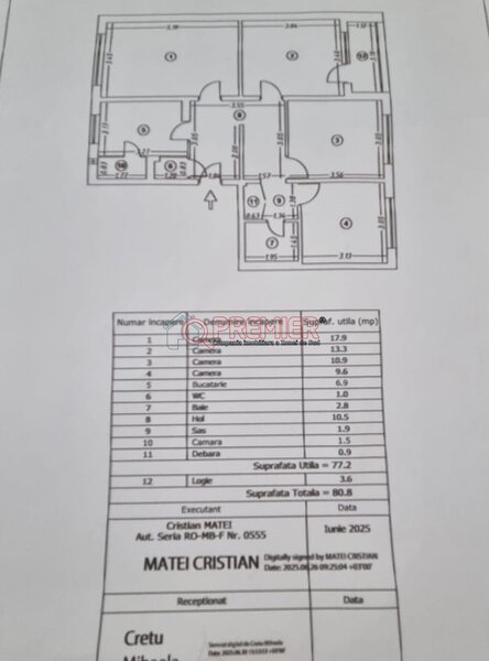 Izvorul Muresului - apartament 4 camere Zona verde!